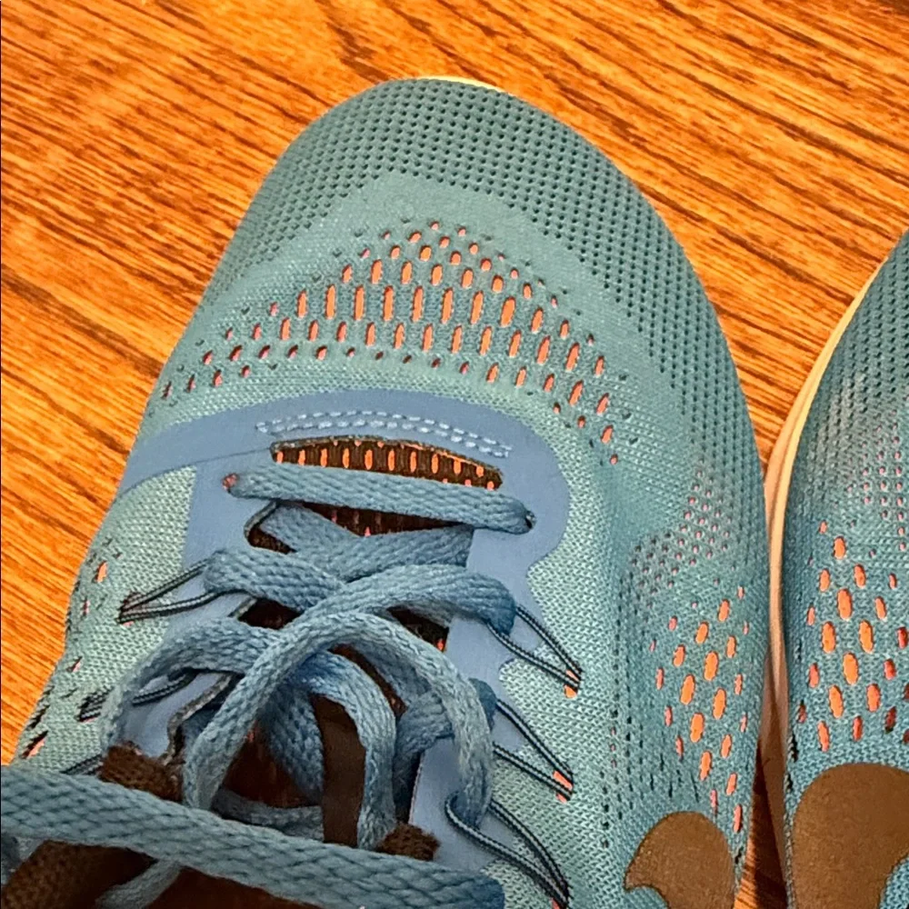 Nike RN Free Blue/Orange Running Sneakers‎ Lightweight  Size 7y